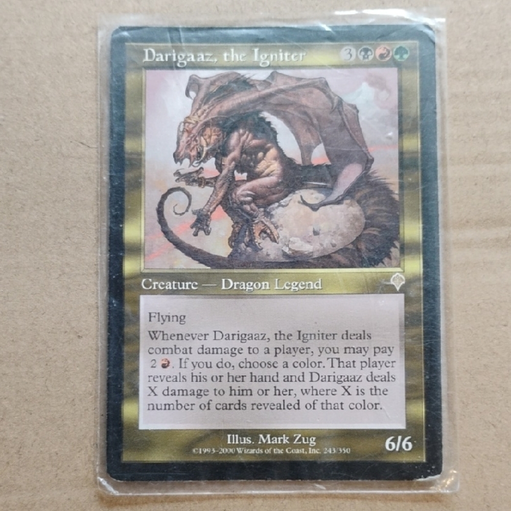 Darigaaz, the Igniter Dragon Card